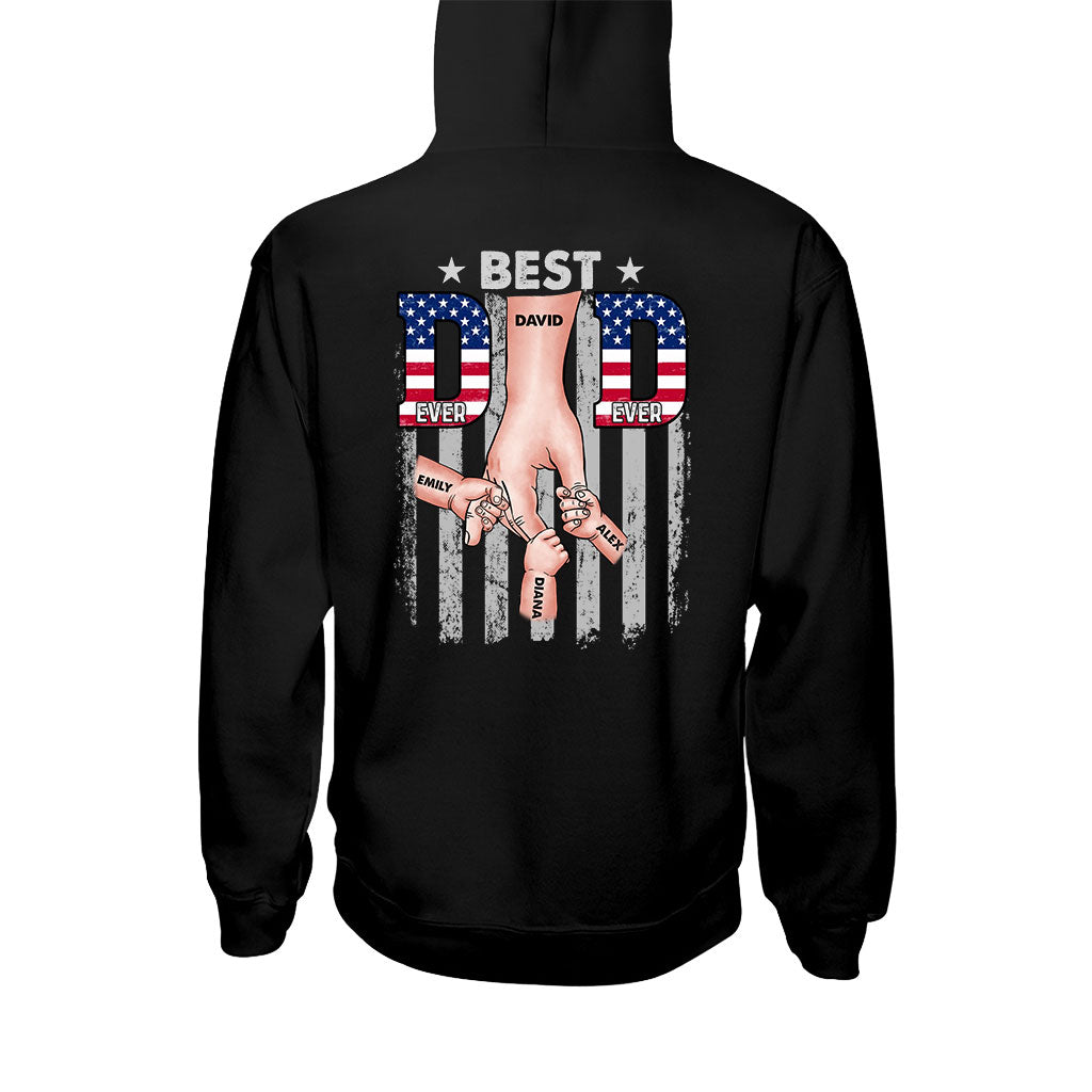 Best Dad Ever - Personalized Father T-shirt and Hoodie