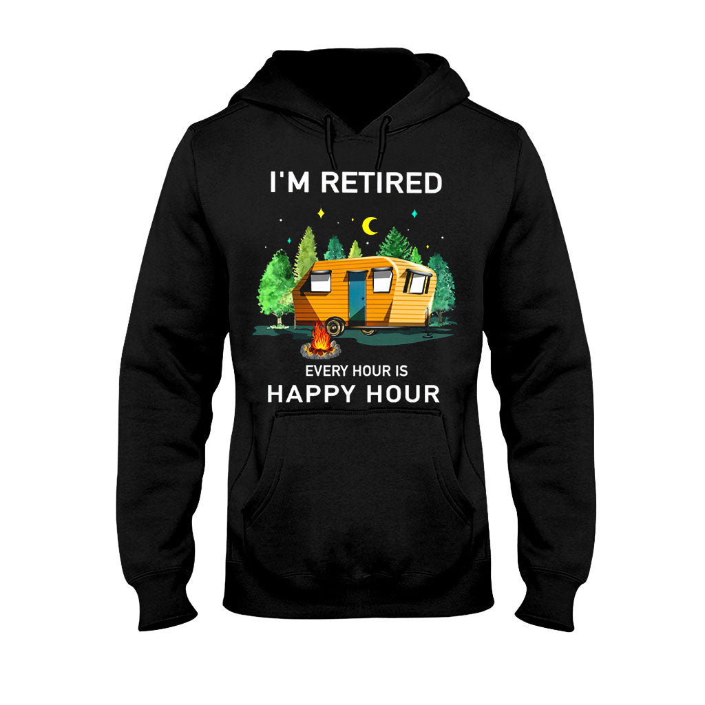 I'm Retired - Camping T-shirt and Hoodie 112021