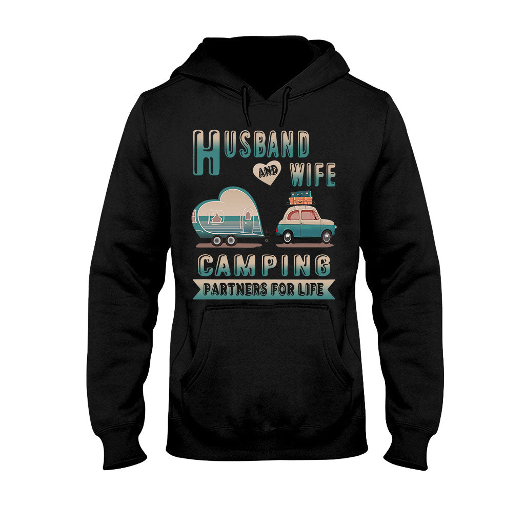 Campingpartner-Ehepaar – T-Shirt und Hoodie 112021