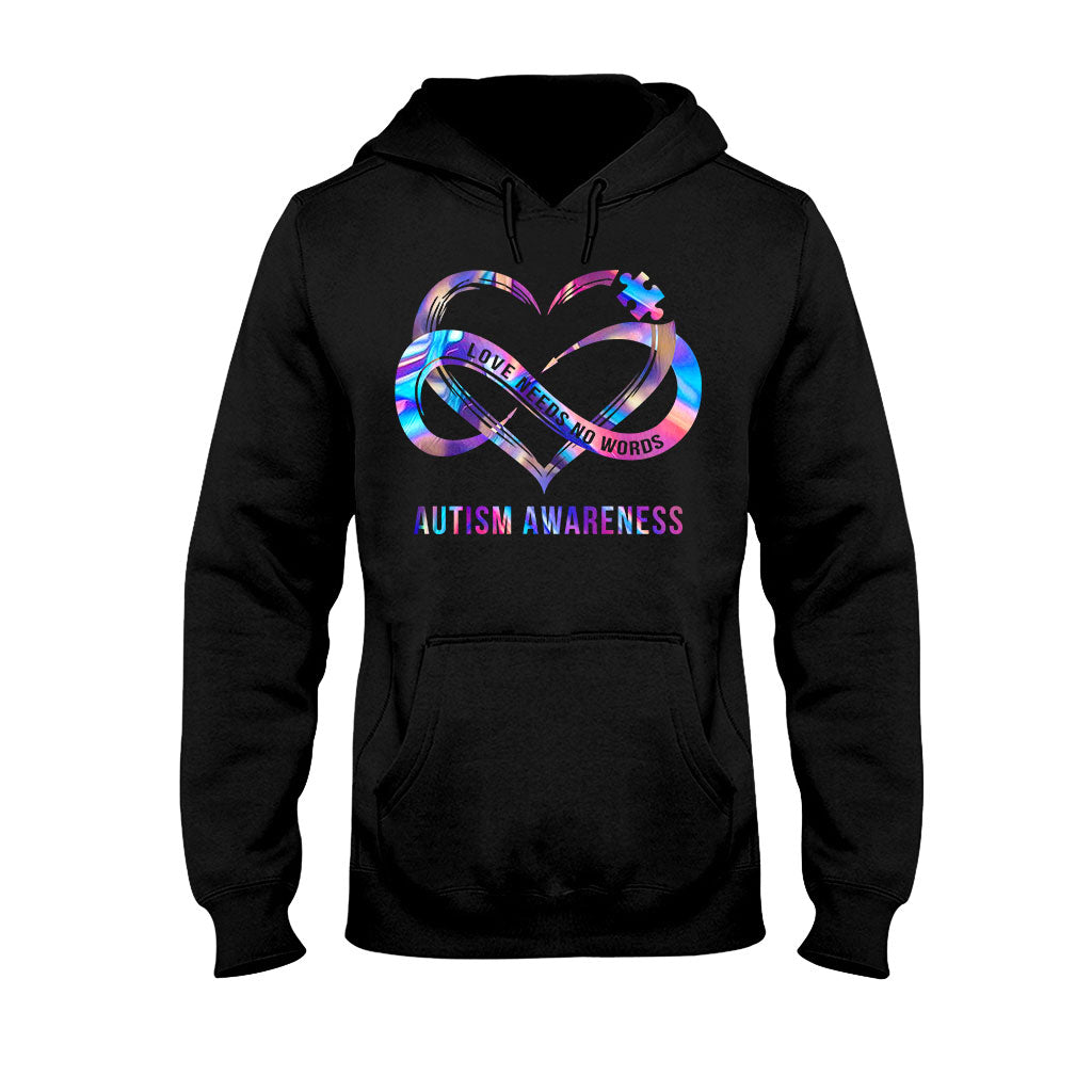 Liebe braucht keine Worte – T-Shirt und Hoodie zur Sensibilisierung für Autismus 112021