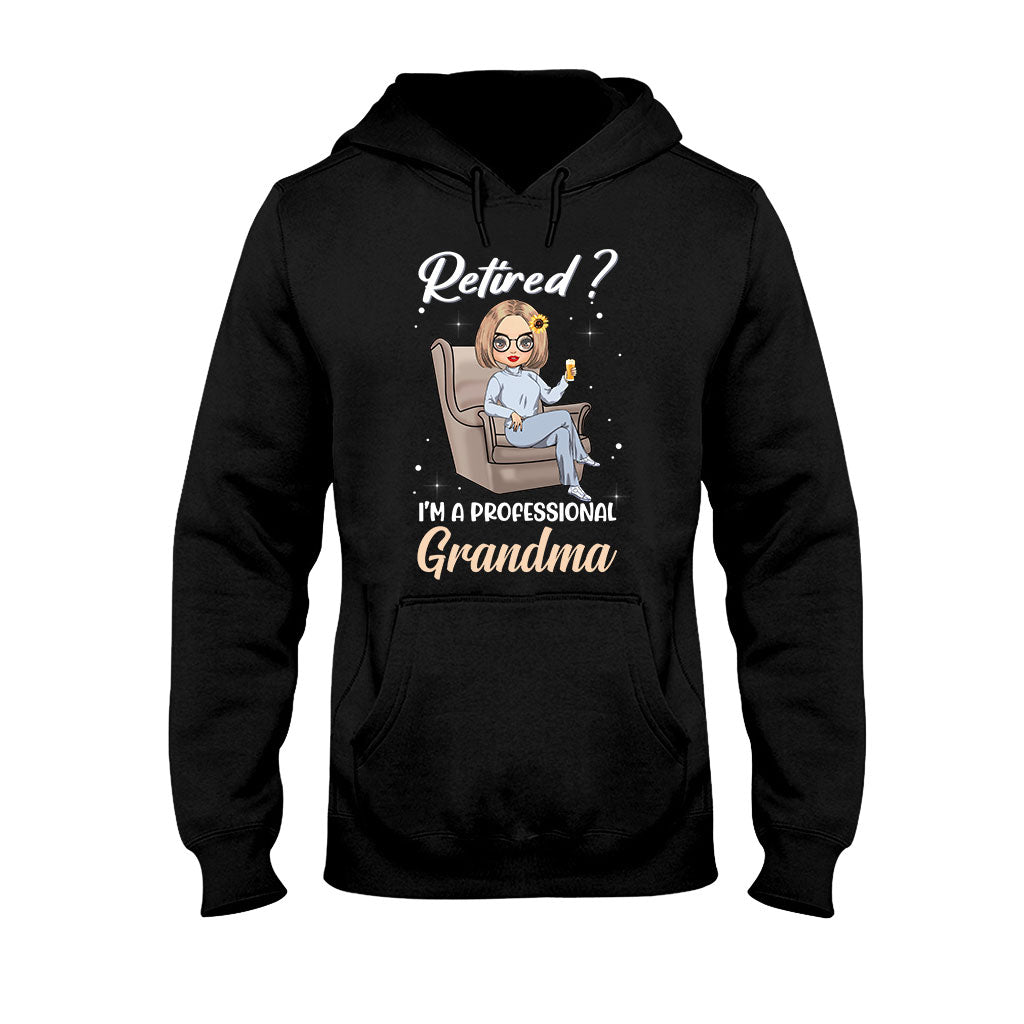 Ich bin eine professionelle Oma – personalisiertes T-Shirt und Hoodie