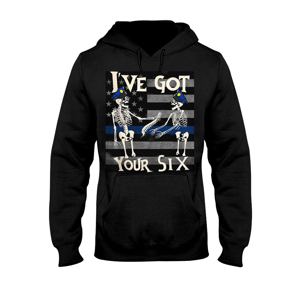 Ich hab deine sechs lustigen Skelette für Halloween – Polizisten-T-Shirt und Hoodie