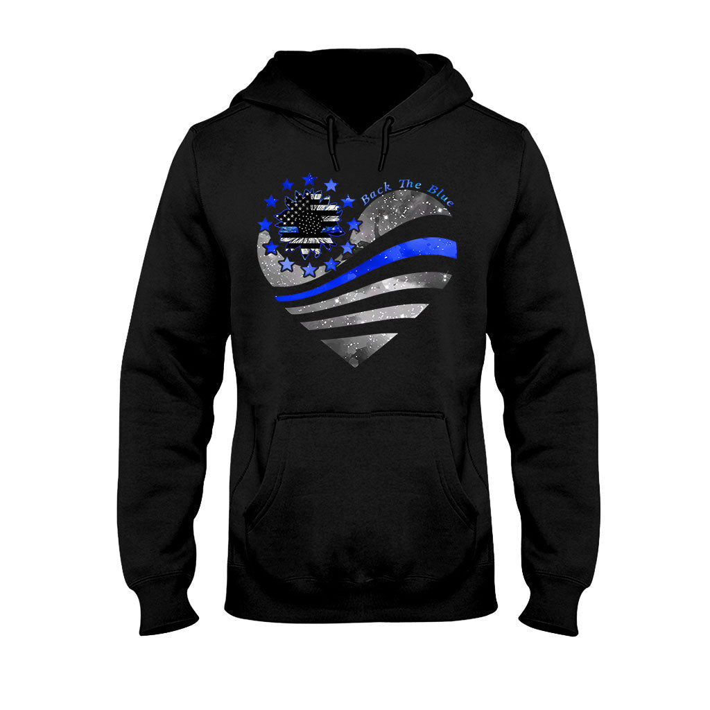 Blue Line – Polizeibeamten-T-Shirt und Hoodie 062021
