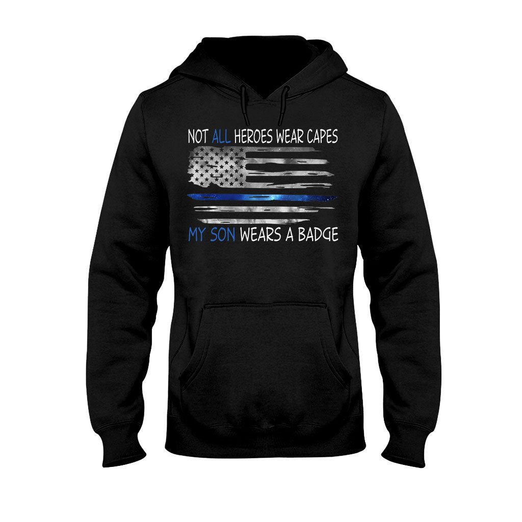 Nicht alle Helden tragen Umhänge – Polizeibeamten-T-Shirt und Hoodie 062021