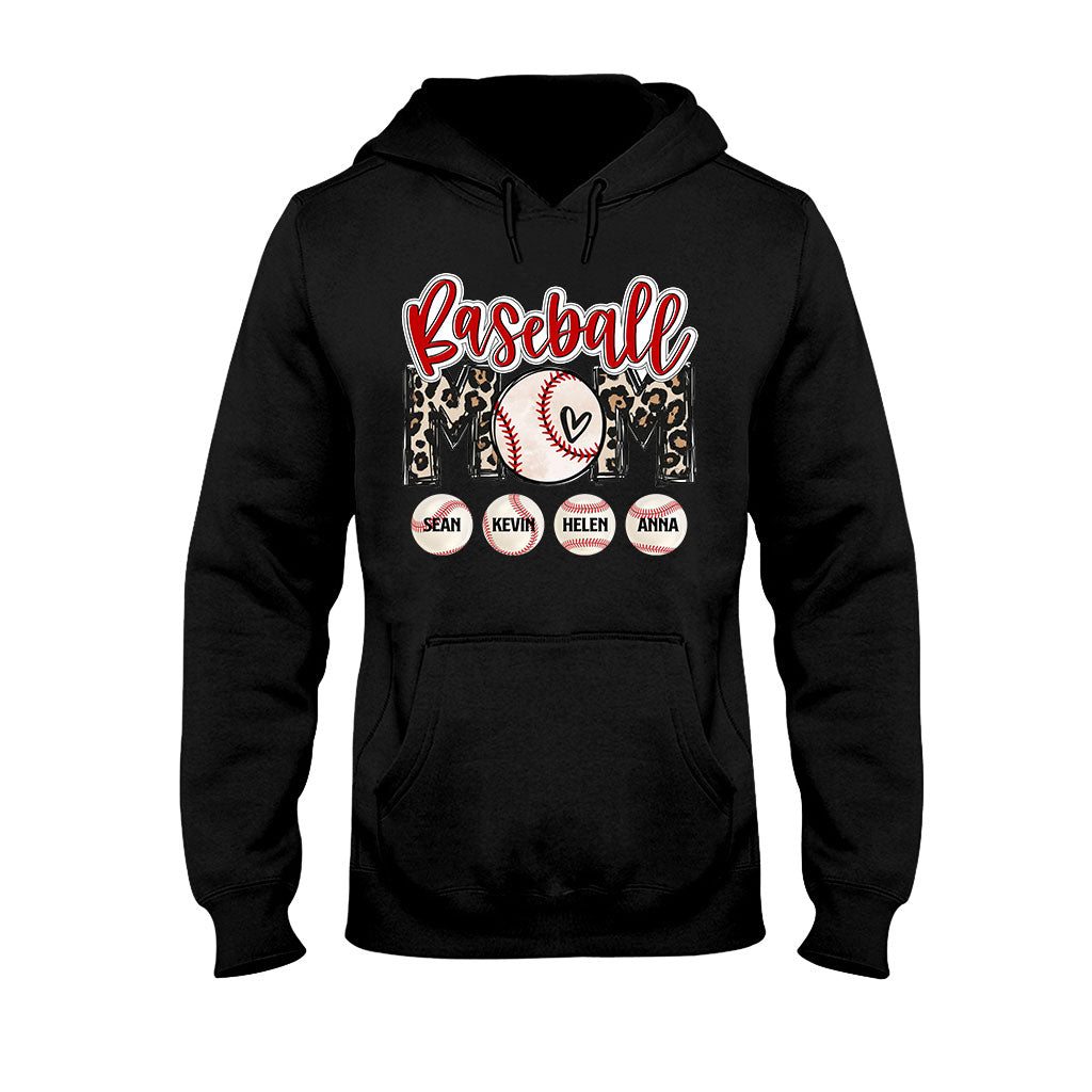 Baseball-Mama – Personalisiertes Baseball-T-Shirt und Hoodie