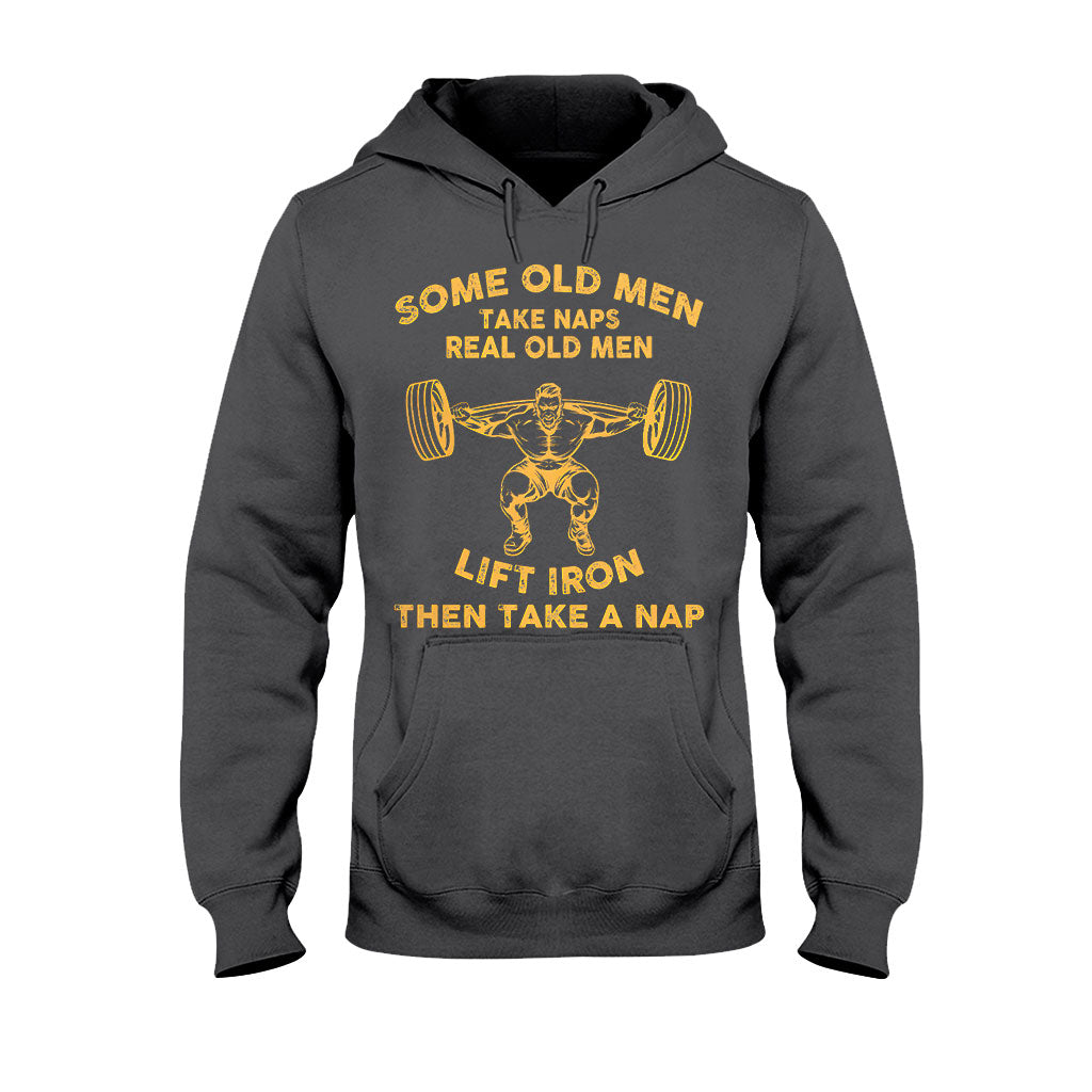 Some Old Men - Gewichtheben T-Shirt und Hoodie 092021