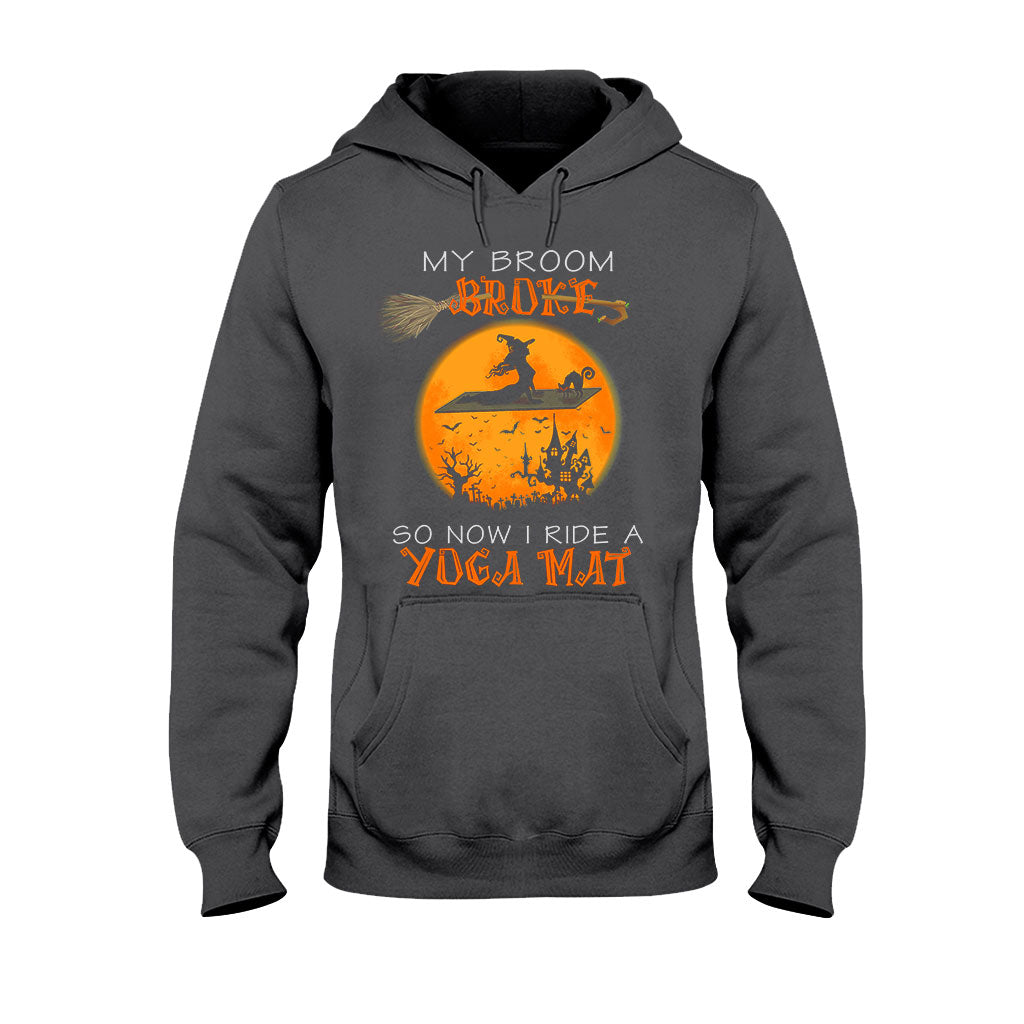 My Broom Broke Halloween T-shirt And Hoodie 092021