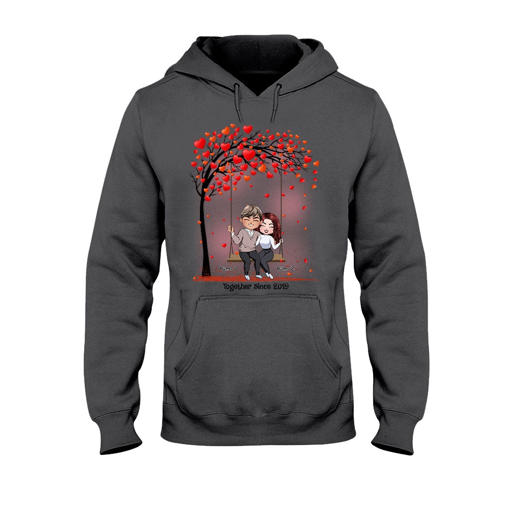 Together - Personalized Couple T-shirt and Hoodie