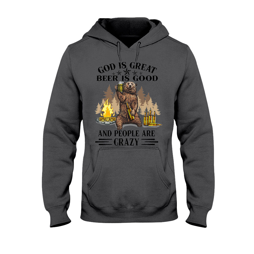 God Is Great Beer Is Good - Camping T-shirt and Hoodie 112021