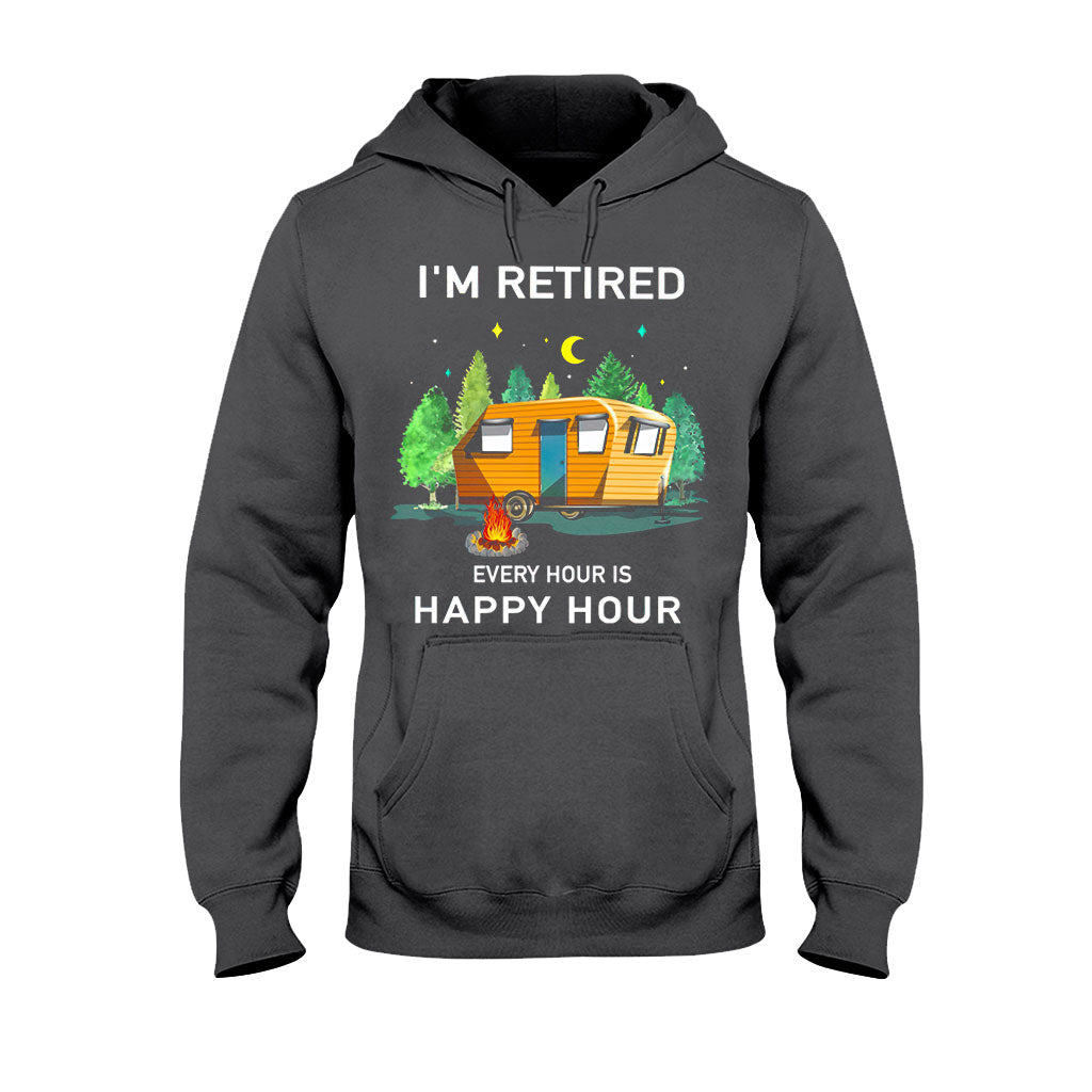 I'm Retired - Camping T-shirt and Hoodie 112021