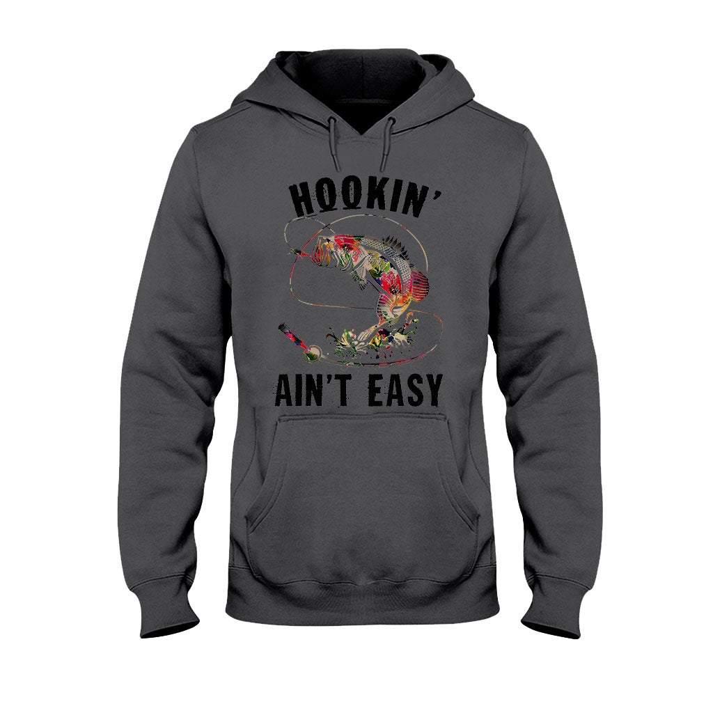 Angeln ist nicht einfach – T-Shirt und Hoodie zum Thema Angeln 1121