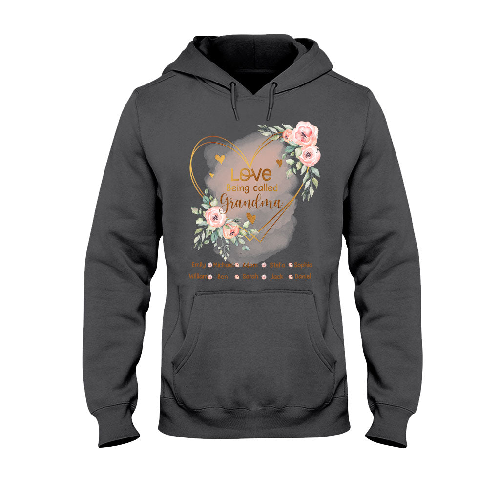 Ich liebe es, Oma genannt zu werden – personalisiertes Oma-T-Shirt und Hoodie