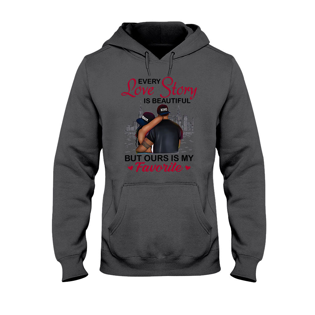 Black Couple - Personalized African American T-shirt and Hoodie 112021