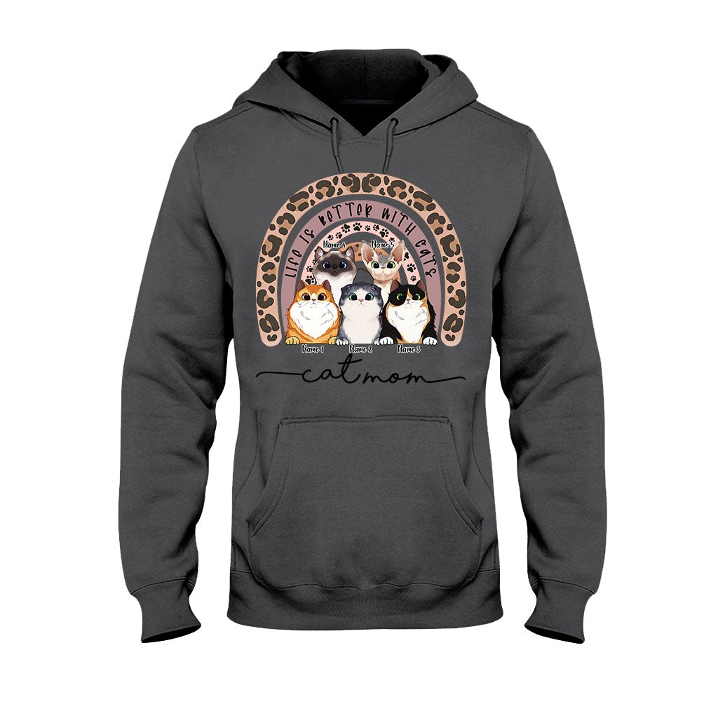 Katzenmama – Personalisiertes Katzen-T-Shirt und Hoodie