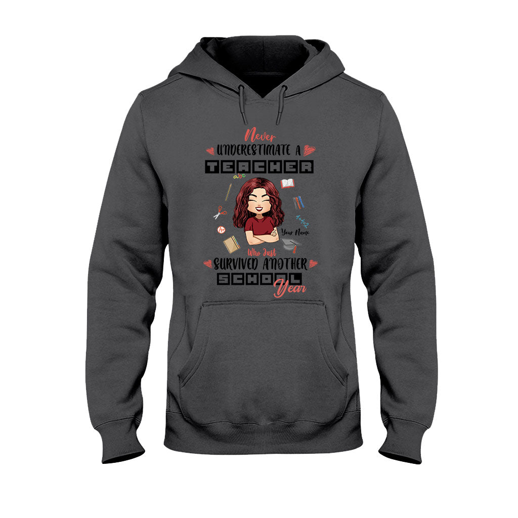 Never Underestimate A Teacher - Personalized T-shirt and Hoodie