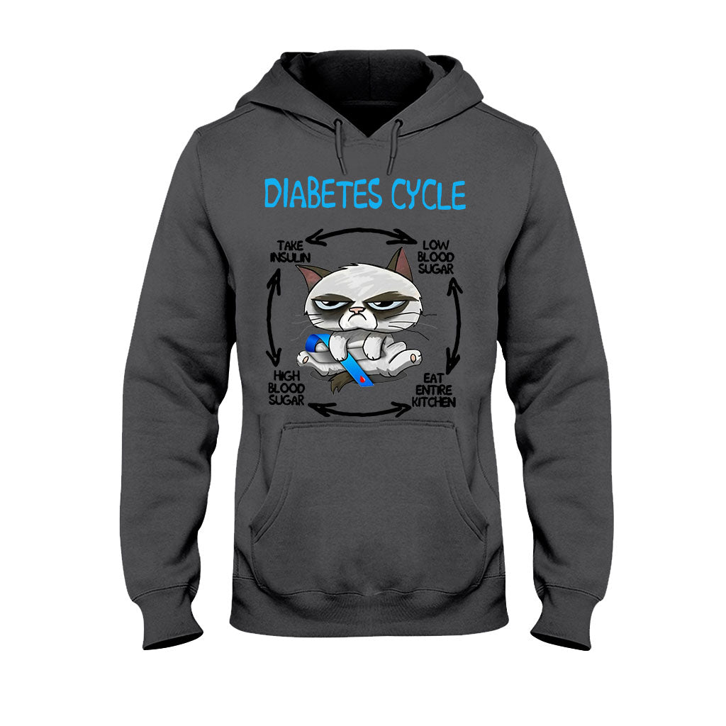 Diabetes Cycle – T-Shirt und Hoodie zur Aufklärung über Diabetes 082021