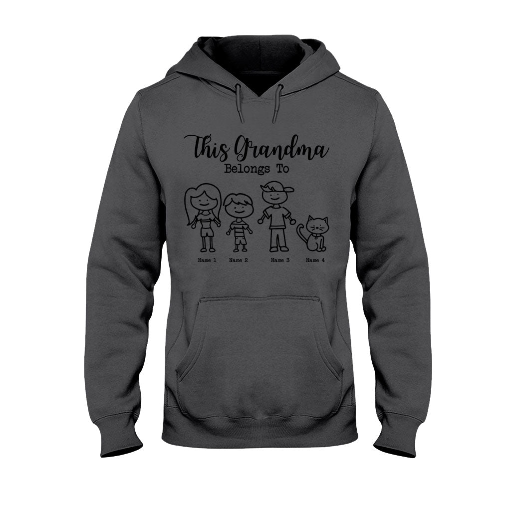 Dieses Oma-Shirt gehört zu – personalisiertes Oma-T-Shirt und Hoodie