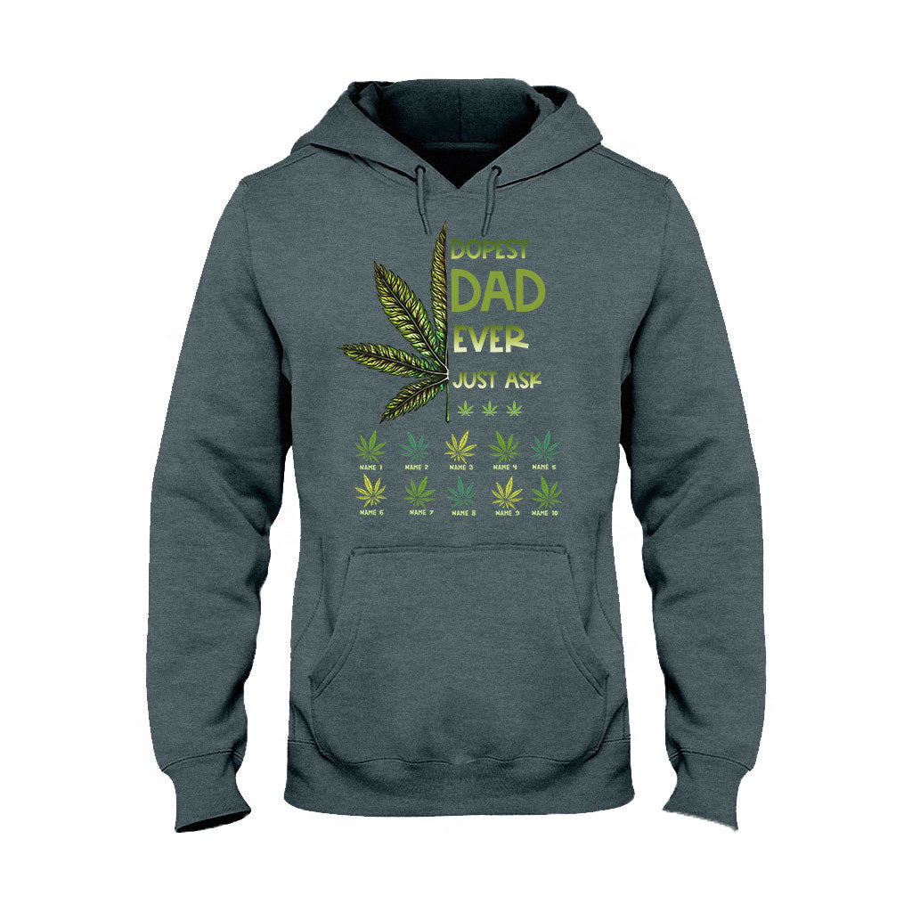 Der coolste Papa aller Zeiten – Geschenk für Papa, Oma, Opa, Mama, Onkel, Tante, Bruder, Schwester – Personalisiertes T-Shirt und Hoodie