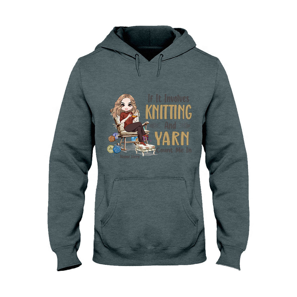 Alles rund ums Stricken und Garn – ich bin dabei! – Personalisierte Strick-T-Shirts und Hoodies