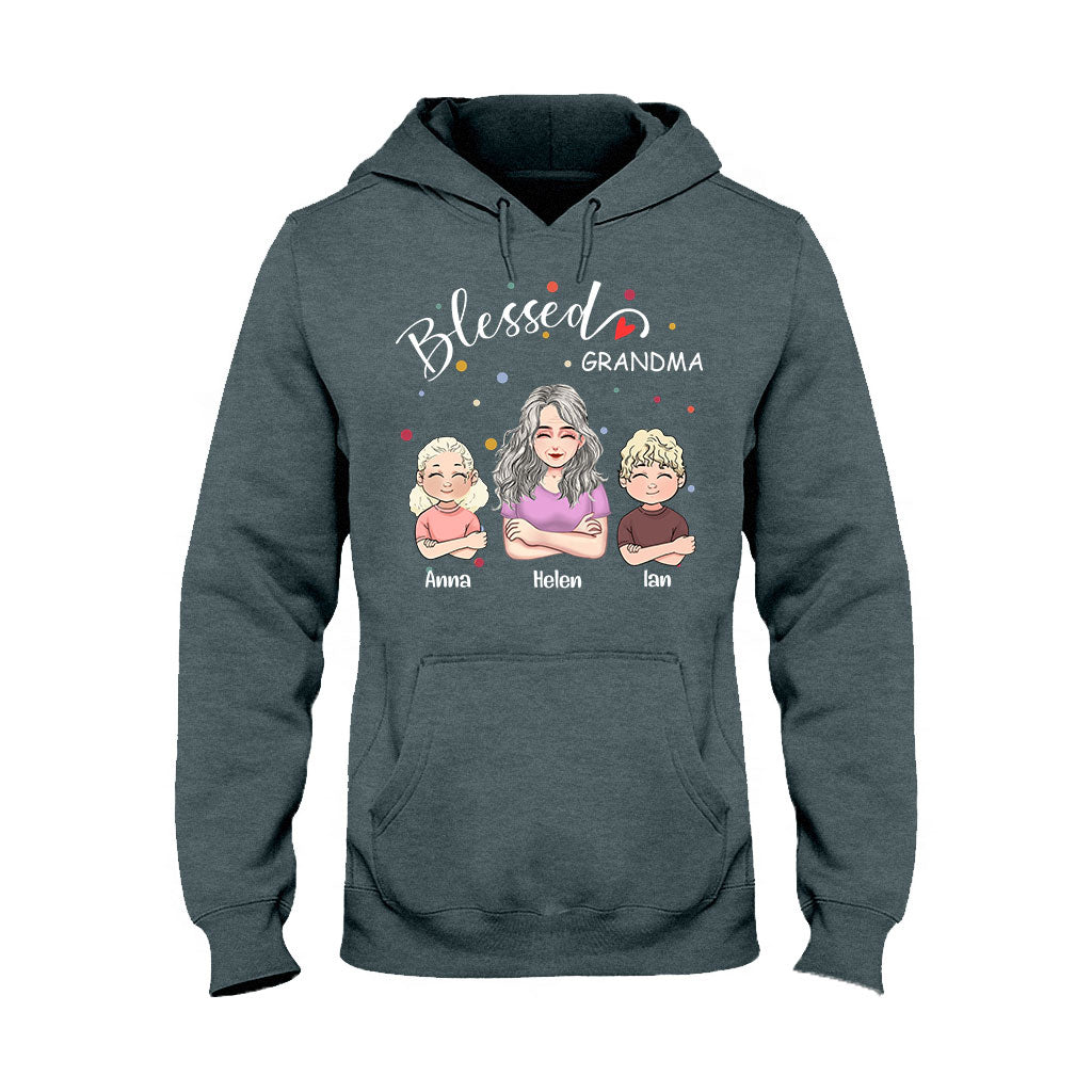 Blessed Grandpa - Personalized Mother's Day Grandma T-shirt and Hoodie