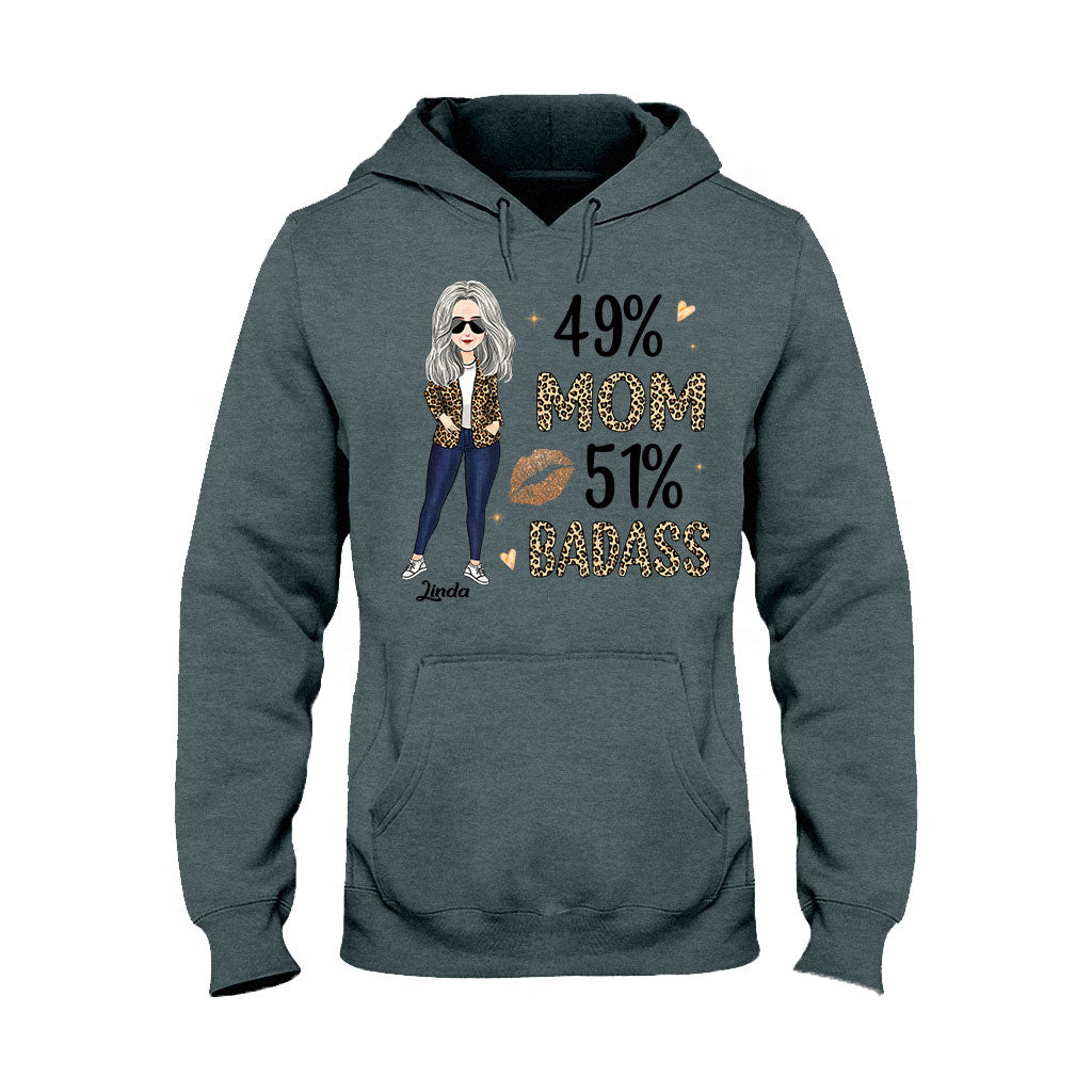 49 % Mama, 51 % Powerfrau – Personalisiertes Muttertags-T-Shirt und Hoodie