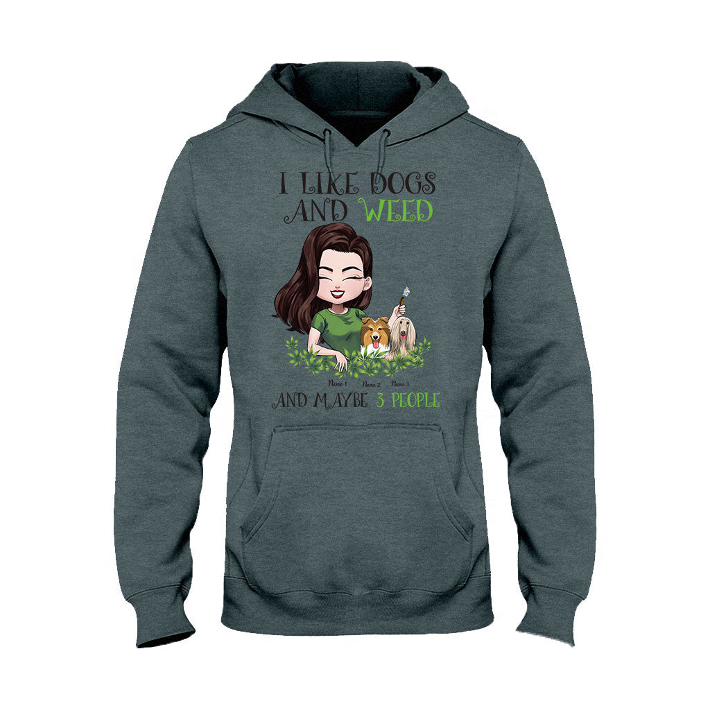 Ich mag Hunde – Personalisiertes Hunde-T-Shirt und Hoodie