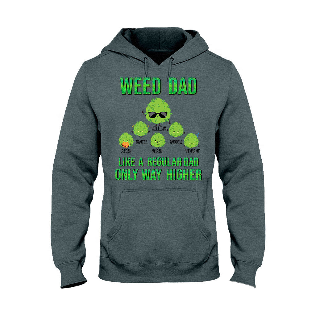 High Dad – Personalisiertes Weed-T-Shirt und Hoodie