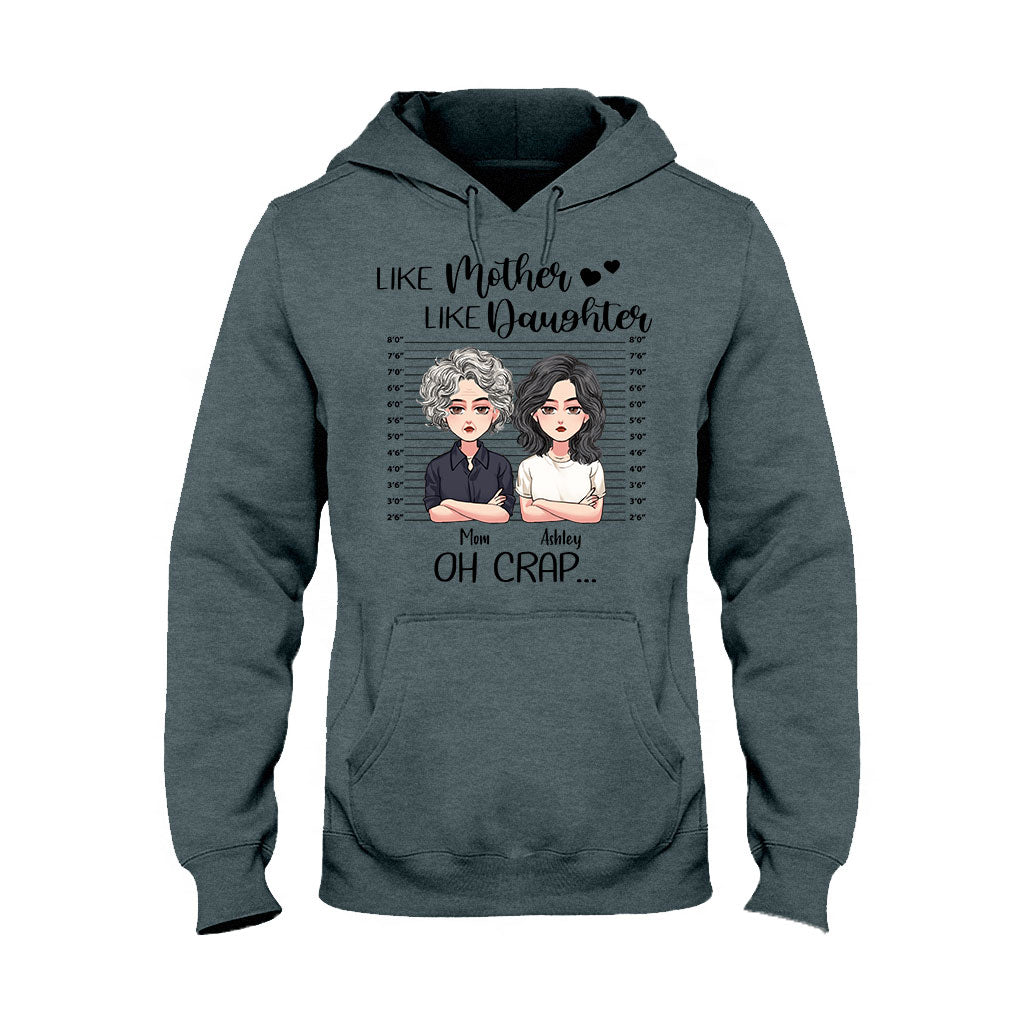 Wie die Mutter, so die Tochter – Personalisiertes Muttertags-T-Shirt und Hoodie
