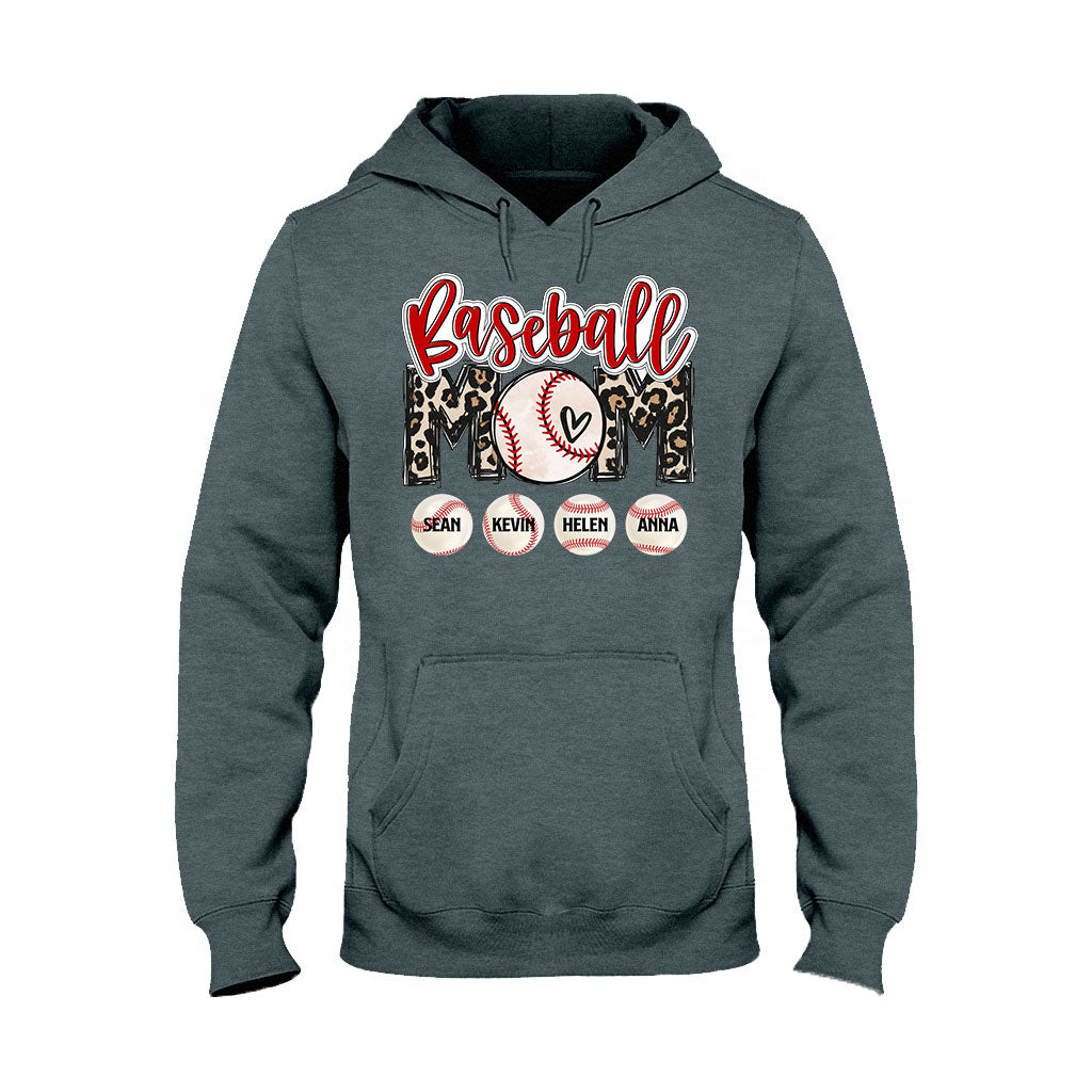 Baseball-Mama – Personalisiertes Baseball-T-Shirt und Hoodie