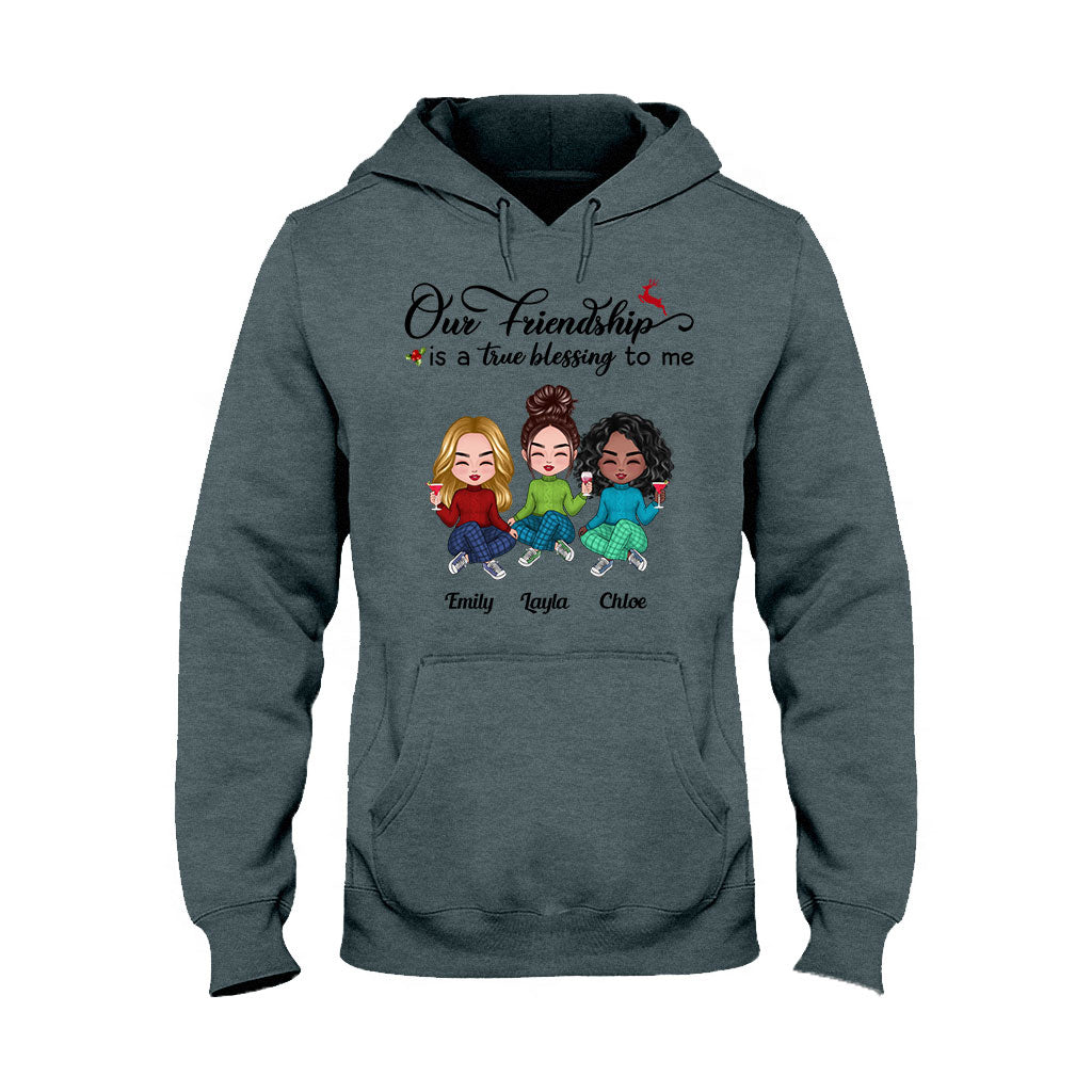 Our Friendship - Personalized Bestie T-shirt and Hoodie