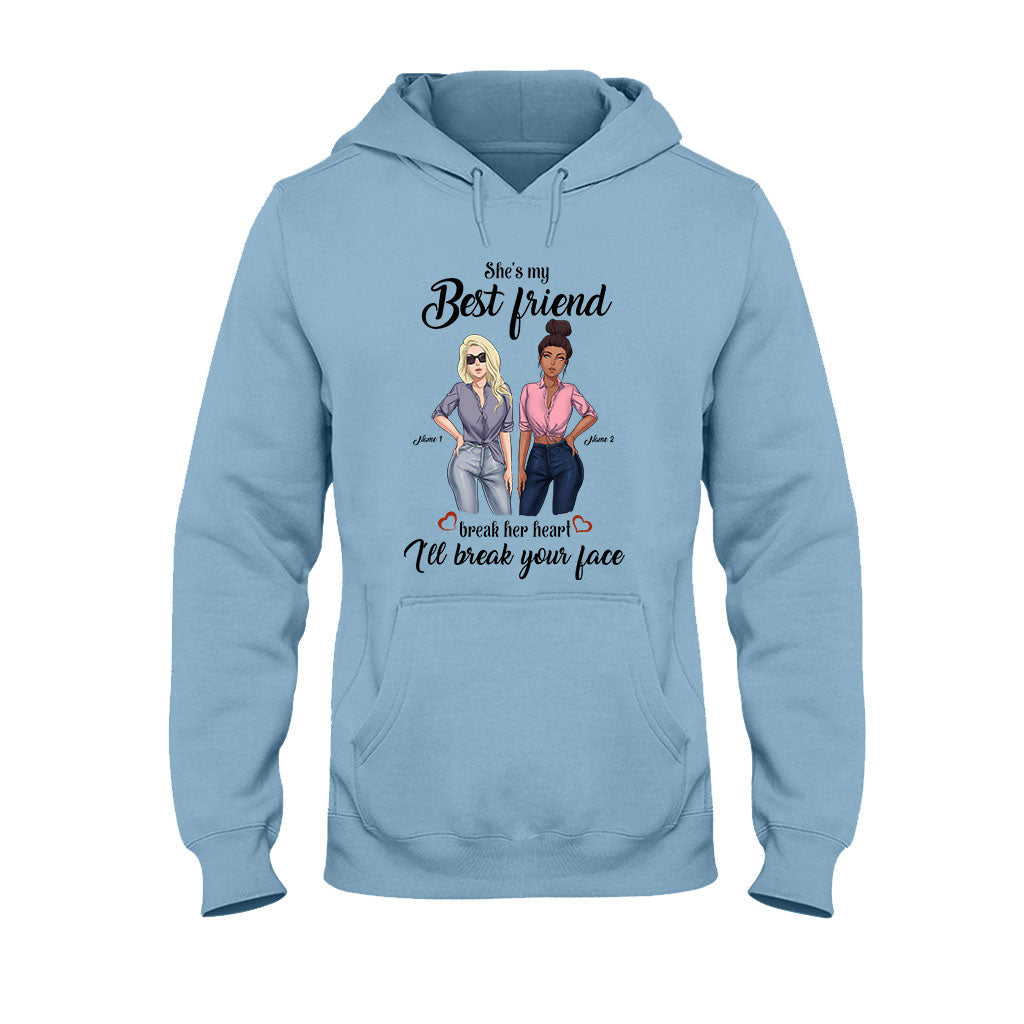 Sie ist meine beste Freundin – personalisiertes Bestie-T-Shirt und Hoodie