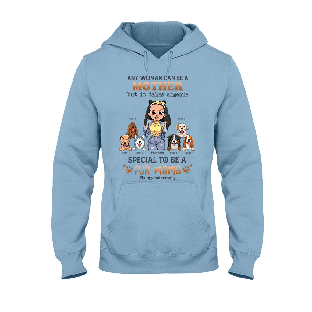 Jede Frau kann eine besondere Hundemama sein – personalisiertes Hunde-T-Shirt und Hoodie