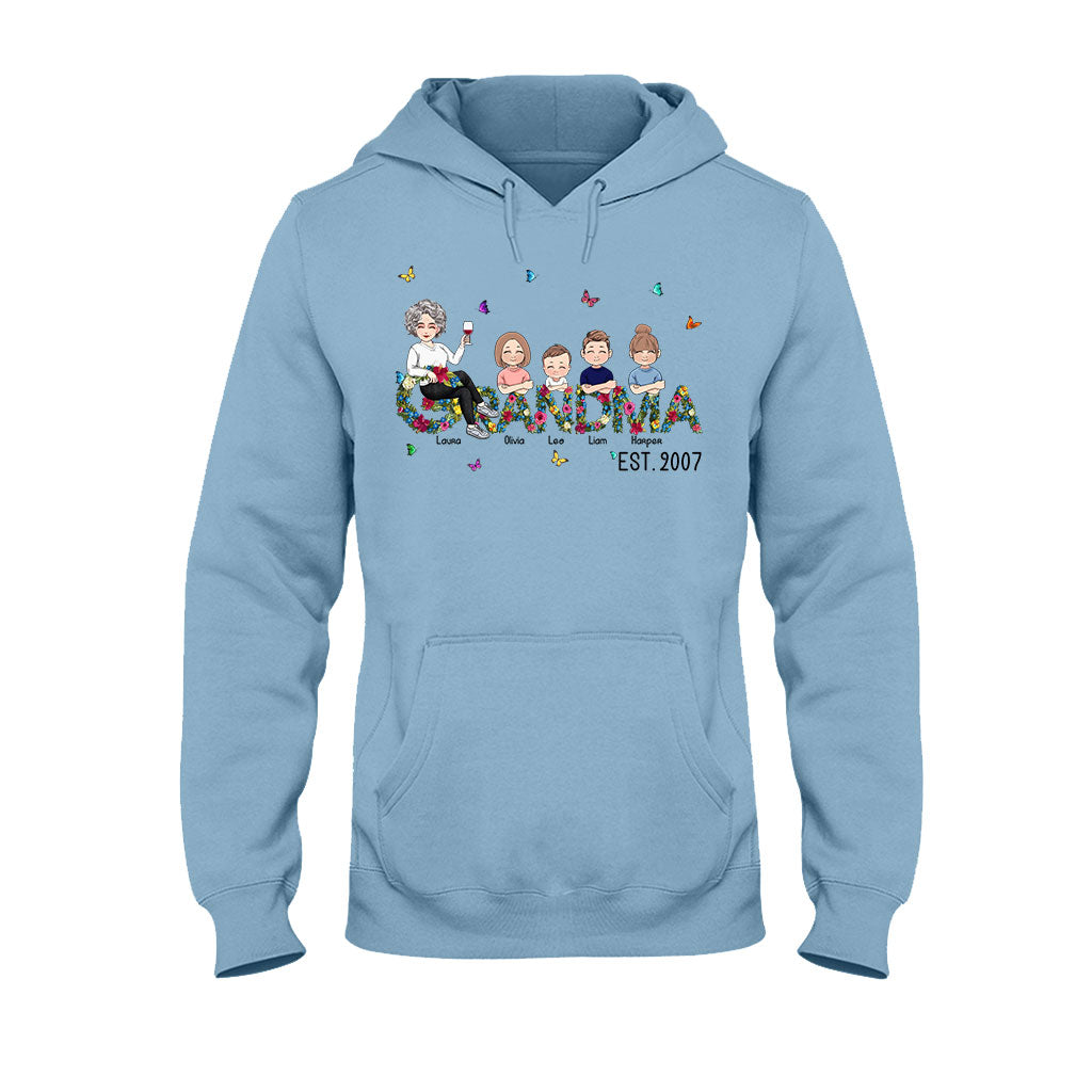 Oma seit – Personalisiertes Muttertags-T-Shirt und Hoodie für Omas