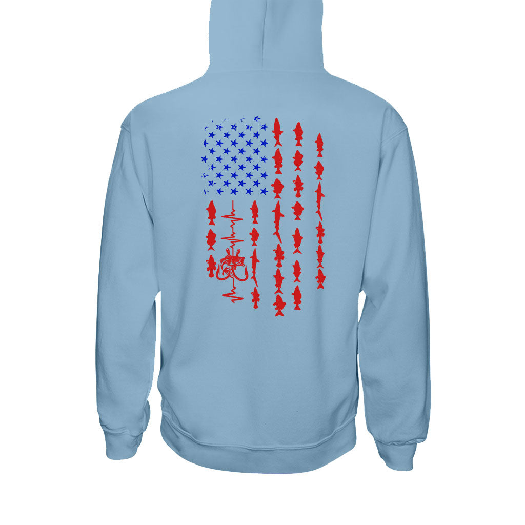 Schließ dich den Fischen im tiefblauen Meer an – personalisiertes T-Shirt und Hoodie