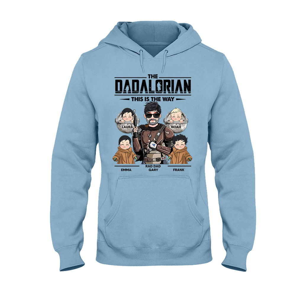 This Is The Way Dadalorian Mamalorian - Personalized Father T-shirt and Hoodie