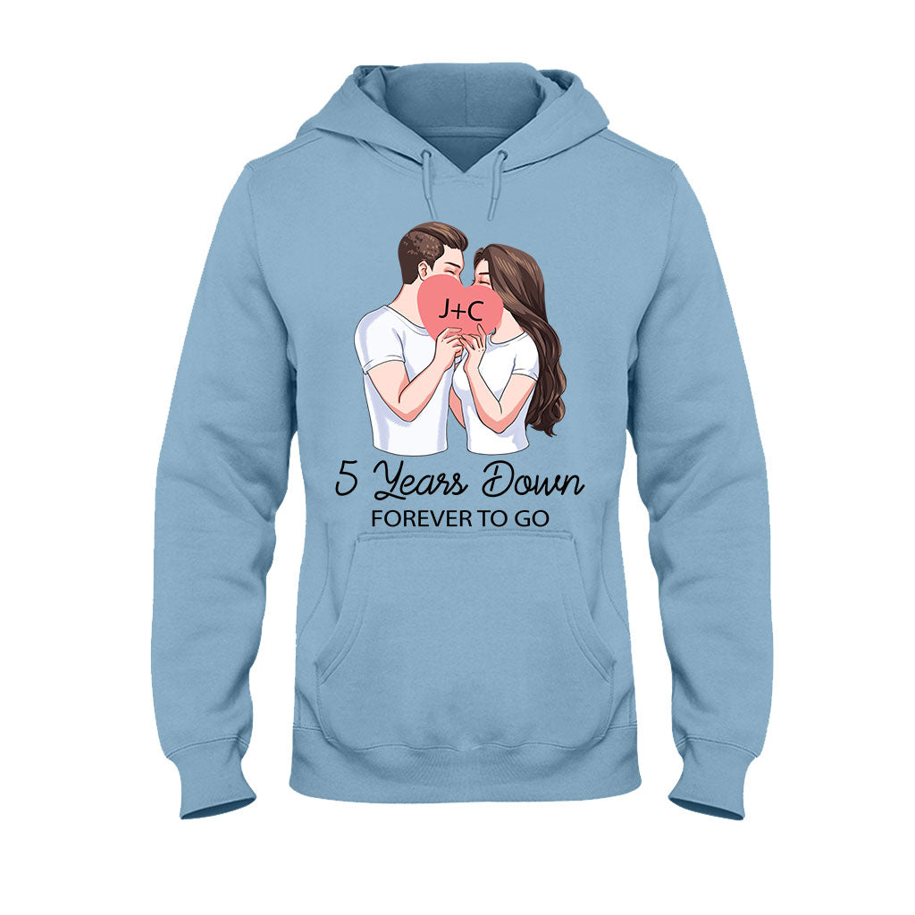 Forever To Go - Personalized Couple T-shirt and Hoodie