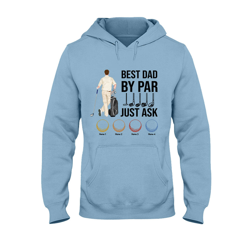 Bester Papa aller Zeiten – Personalisiertes Golf-T-Shirt und Hoodie zum Vatertag