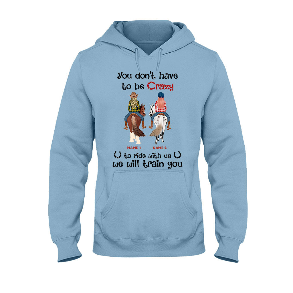 Wir sind wie eine ganz kleine Gang – personalisiertes Pferde-T-Shirt und Hoodie