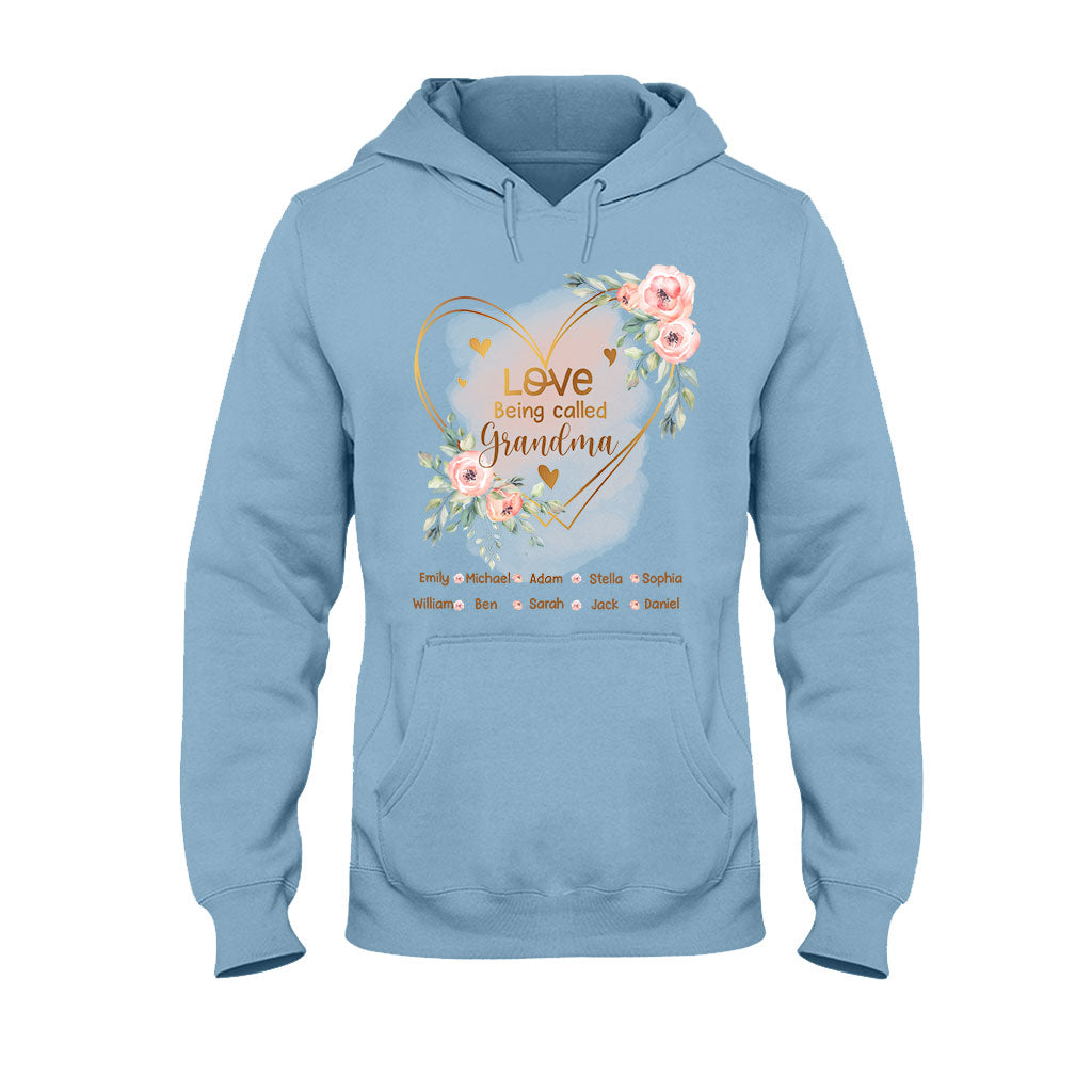 Ich liebe es, Oma genannt zu werden – personalisiertes Oma-T-Shirt und Hoodie