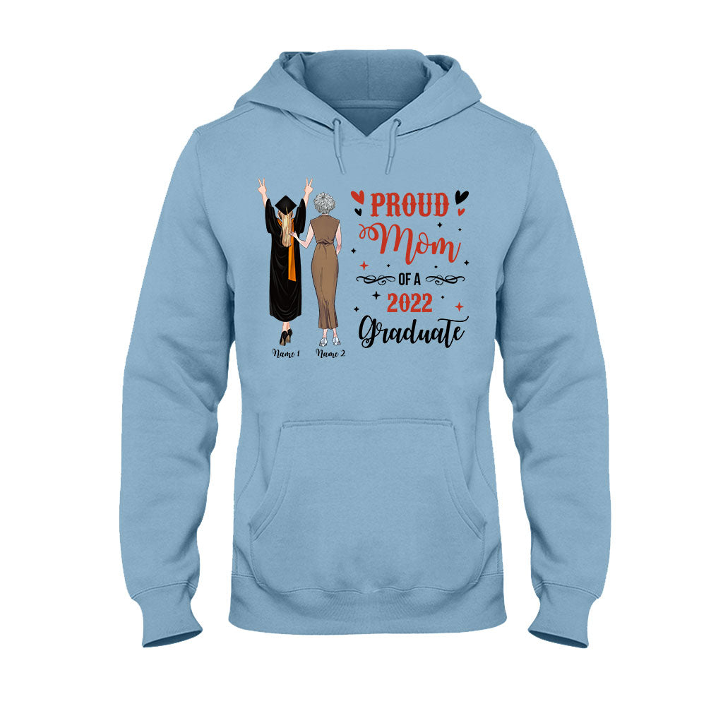 Proud Mom - Personalized Mother's Day Graduation T-shirt and Hoodie