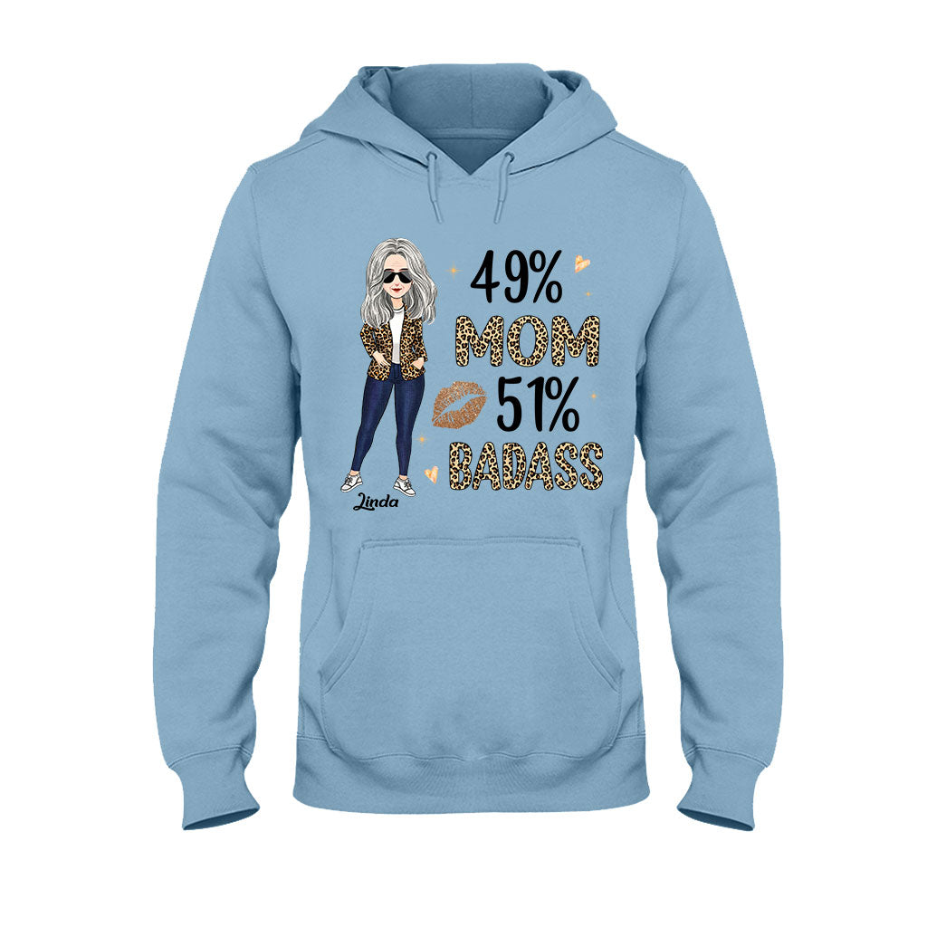 49 % Mama, 51 % Powerfrau – Personalisiertes Muttertags-T-Shirt und Hoodie