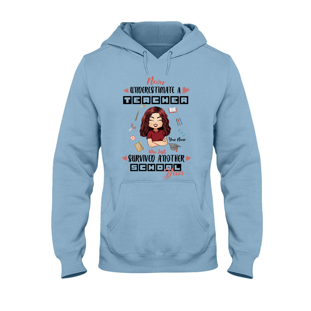 Never Underestimate A Teacher - Personalized T-shirt and Hoodie