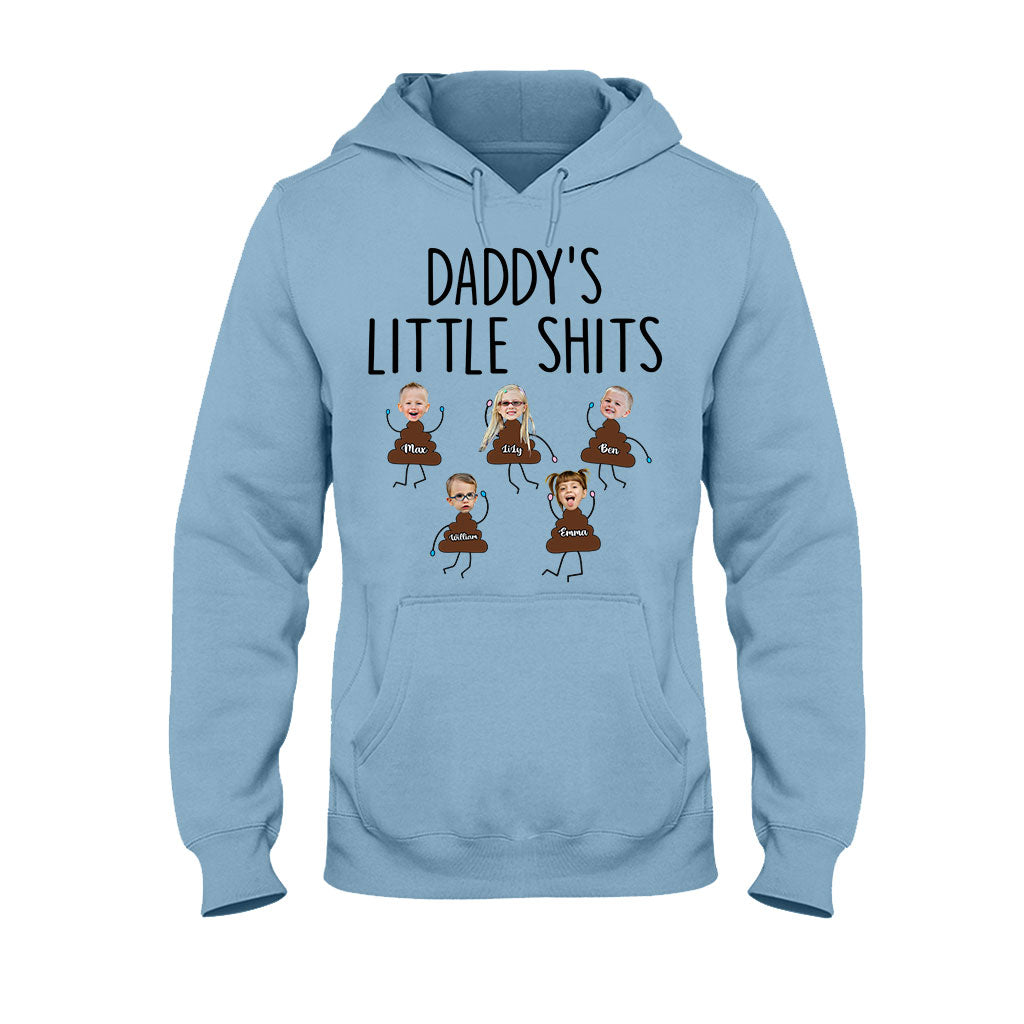 Daddy's Little Shits – Personalisiertes Vatertags-T-Shirt und Hoodie