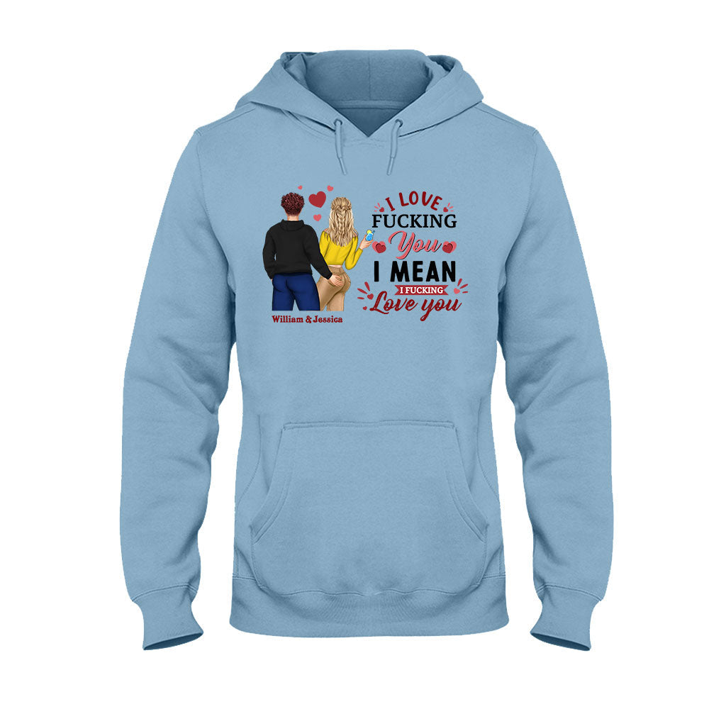Ich liebe dich – Personalisiertes Partner-T-Shirt und Hoodie