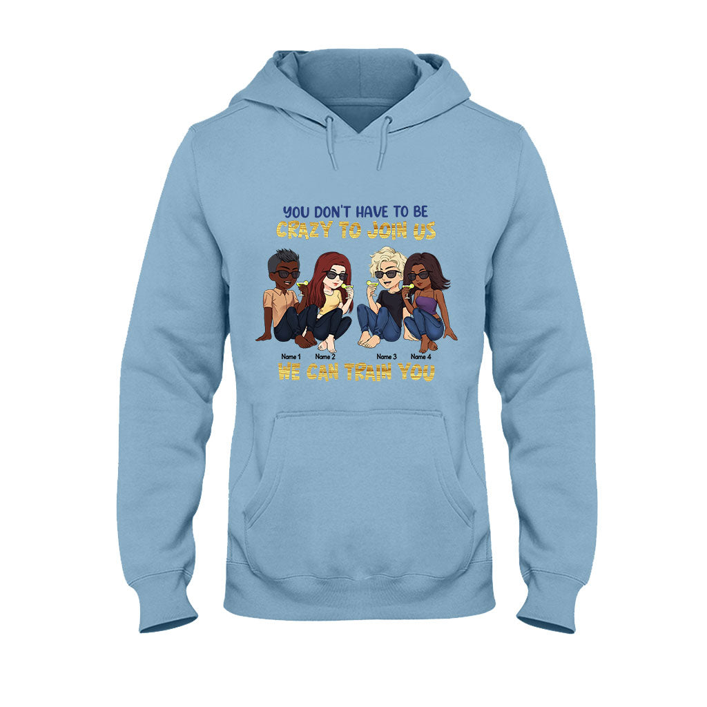 Beste Freundinnen sind die Schwestern, die wir uns selbst aussuchen – Geschenk für die beste Freundin – Personalisiertes T-Shirt und Hoodie