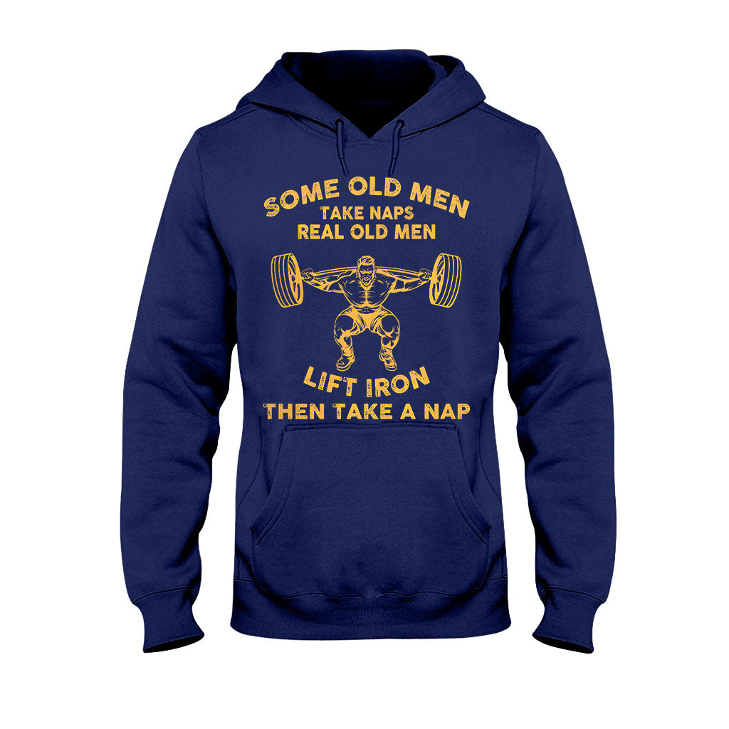 Some Old Men - Gewichtheben T-Shirt und Hoodie 092021