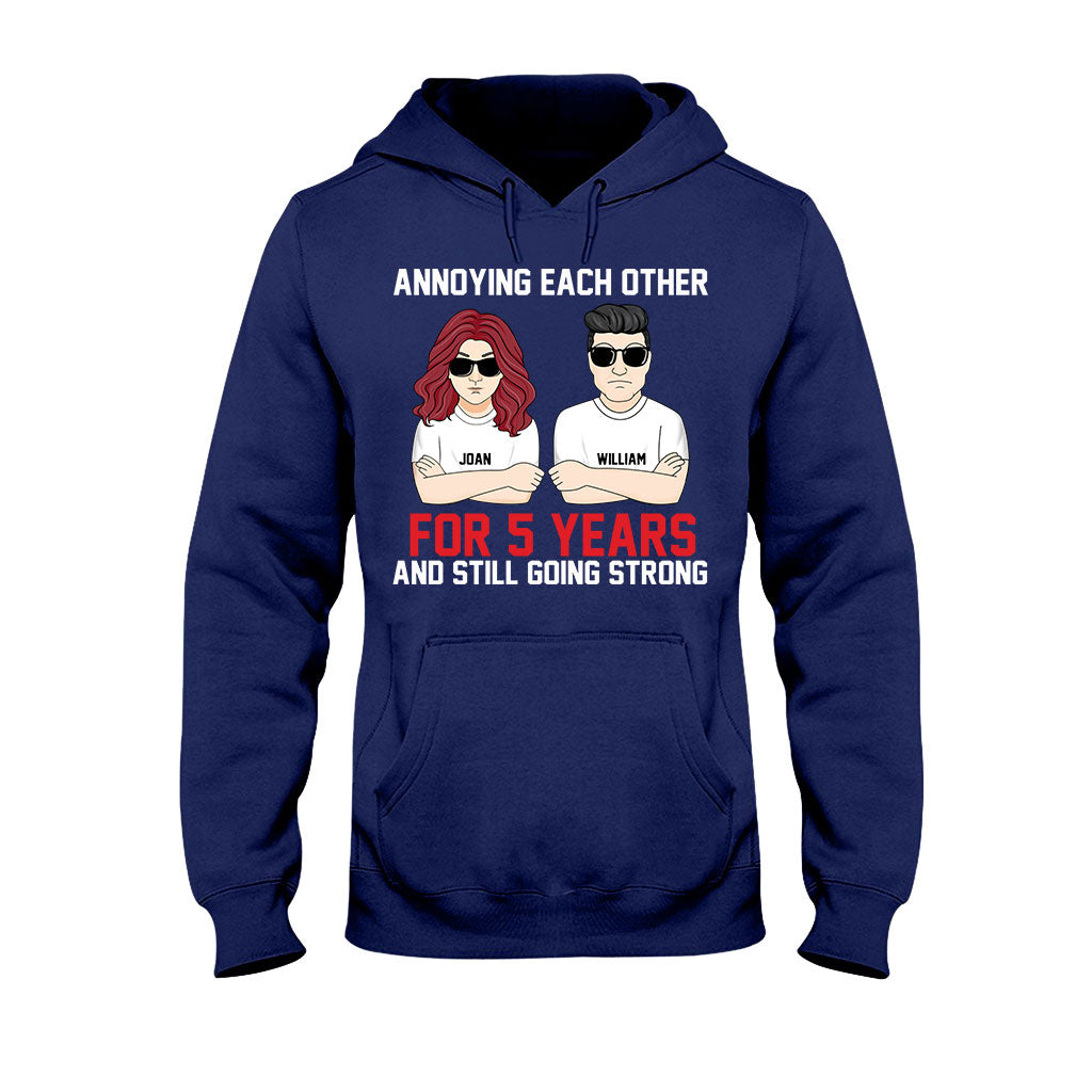Annoying Each Other - Personalized Couple T-shirt and Hoodie