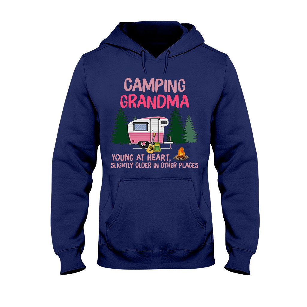 Camping Grandma - T-shirt and Hoodie 112021