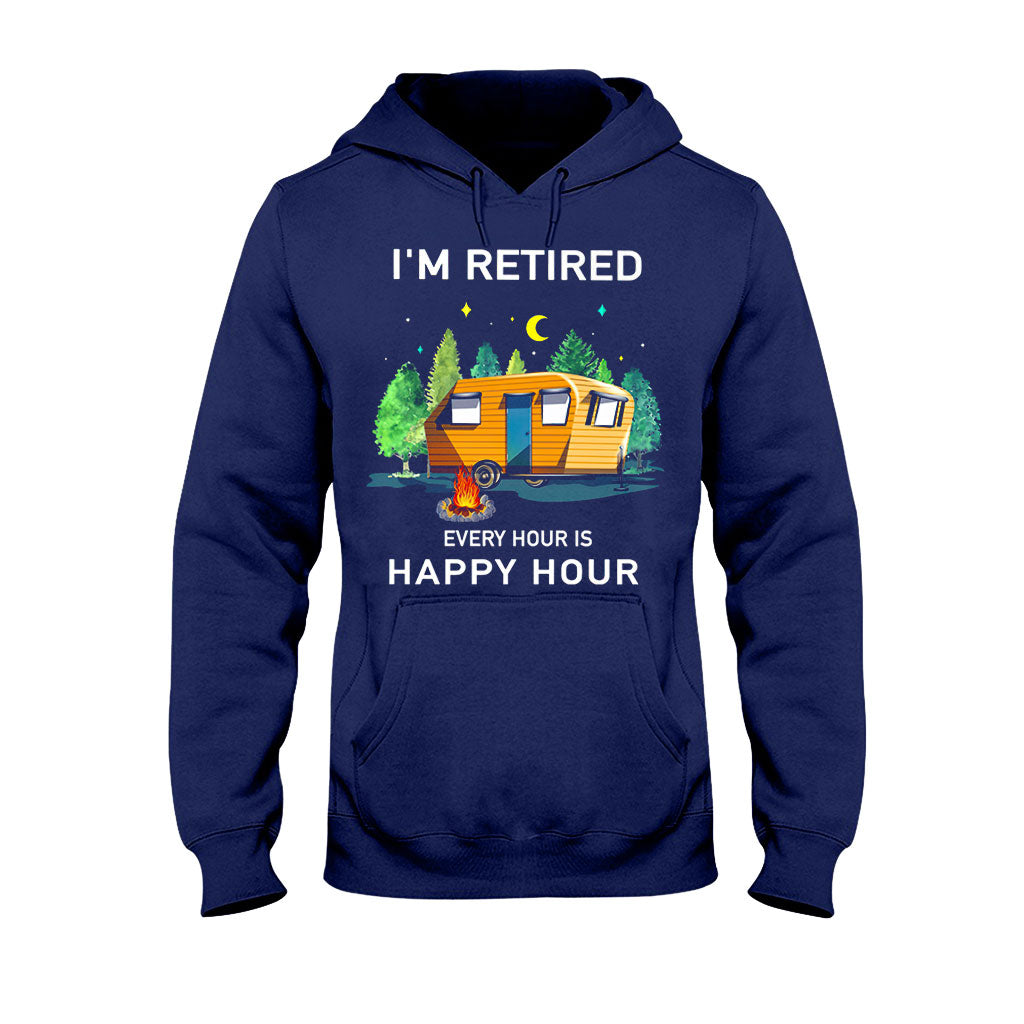 I'm Retired - Camping T-shirt and Hoodie 112021