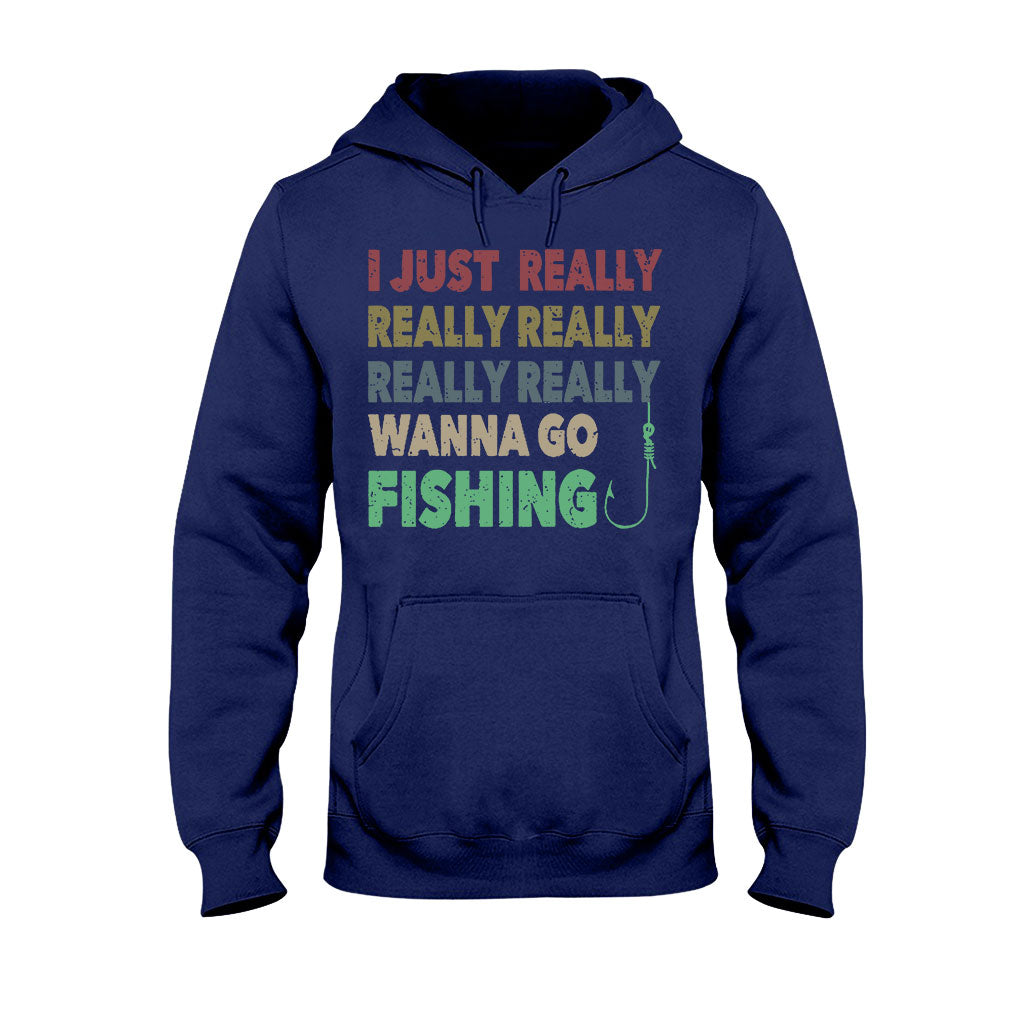 Ich will einfach nur angeln gehen – T-Shirt und Hoodie 112021